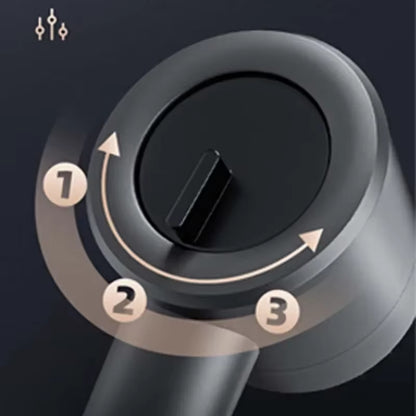 High Pressure Strong Current Shower Head Water Saving Shower with Water Filter 3 Mold Knobs Controllable Hand Shower Bathroom