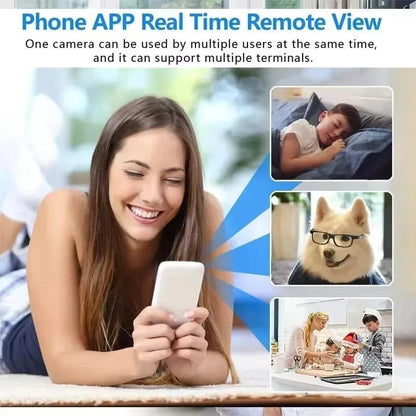 Mini Camera, Wifi Wireless Smart Home Network Camera, Indoor Security Monitoring Night Vision Camera, Audio Recorder for Home Night Vision & Baby Monitoring