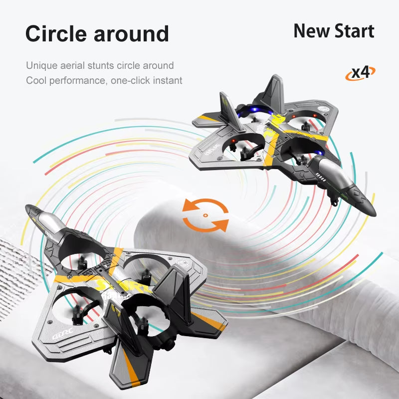Foam RC Plane Aero Jet Dron Remote Control Airplane 2.4G Fighter Hobby Epp Plane Glider Rc Airplane RC Drone V17 Drop Ship