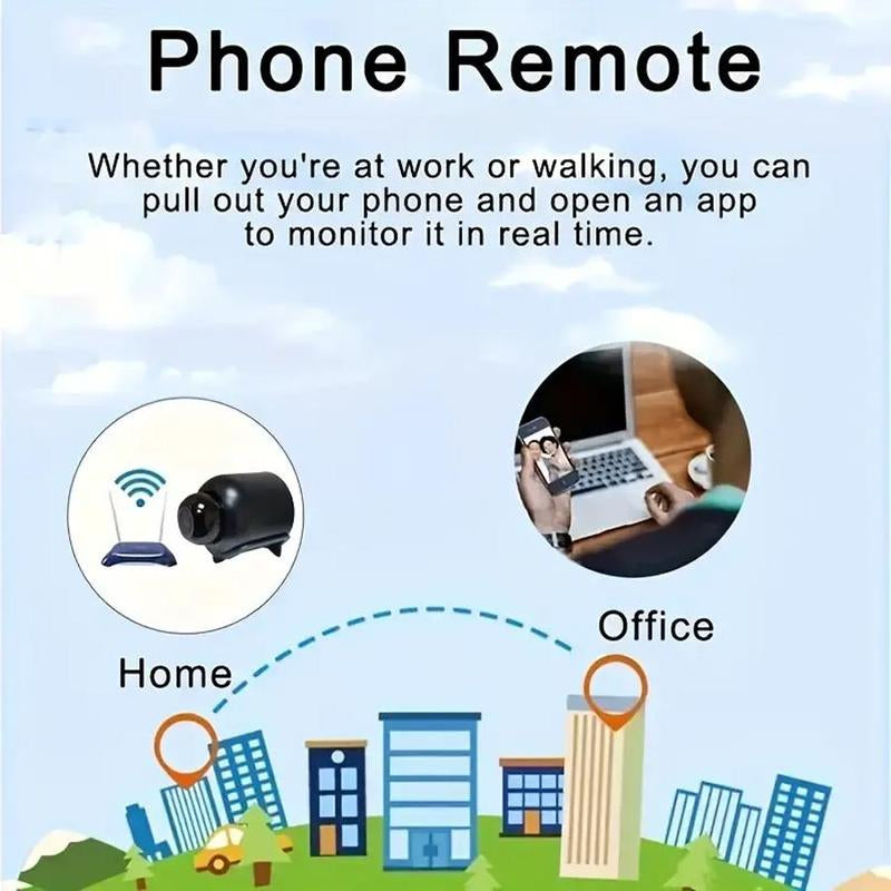 Wireless Security Cameras, Wifi Security Monitoring Camera, USB Plug-In Continuous Power Supply Security Camera for Outdoor & Indoor Dog & Cat Monitoring